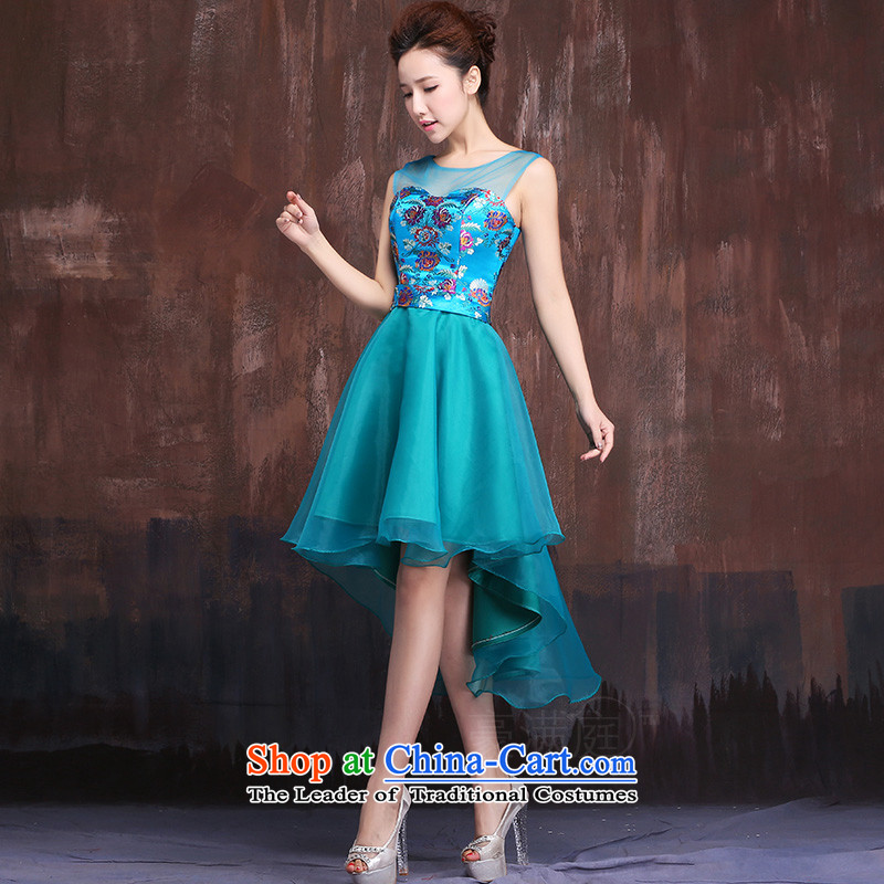 The new 2015 short of princess fall and winter bridesmaid evening dress winter banquet hosted the annual small x0019 dress XL, Charlene Choi spirit has been pressed shopping on the Internet