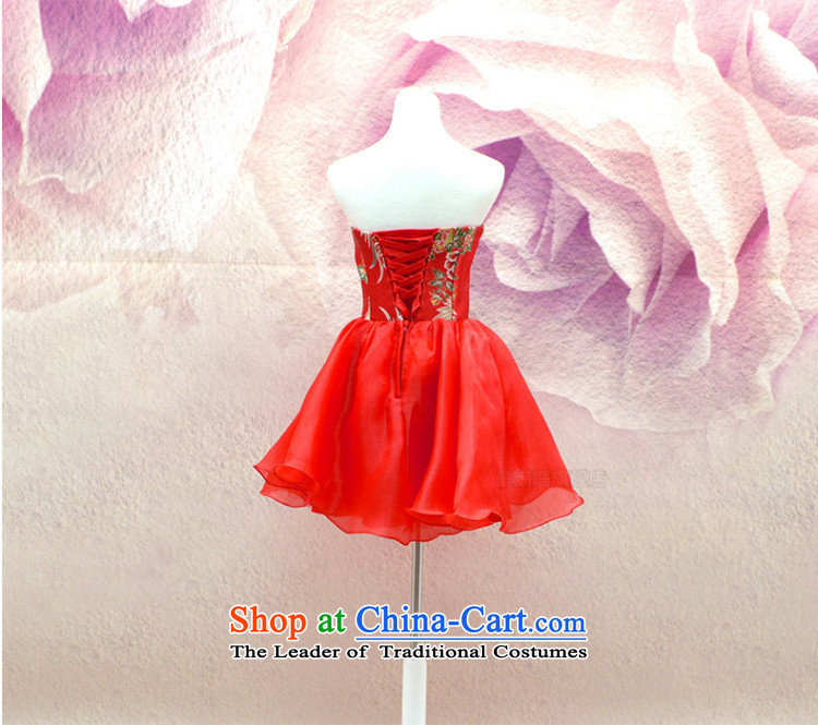 Bridesmaid short, champagne color small dress skirt fashion clothing welcome drink lace bows services bridesmaid services night L picture, prices, brand platters! The elections are supplied in the national character of distribution, so action, buy now enjoy more preferential! As soon as possible.