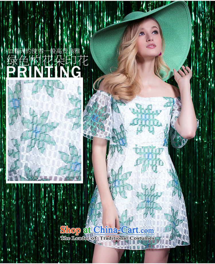 Yi Ge lire gentlewoman temperament of a field for Lace Embroidery engraving dress dresses green 6912 L picture, prices, brand platters! The elections are supplied in the national character of distribution, so action, buy now enjoy more preferential! As soon as possible.