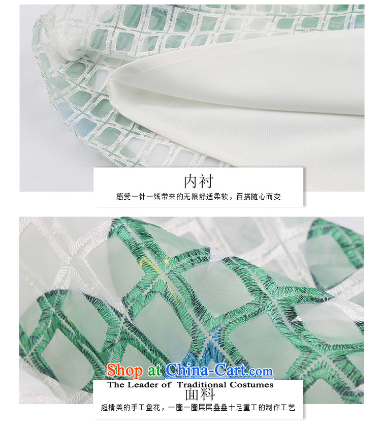 Yi Ge lire gentlewoman temperament of a field for Lace Embroidery engraving dress dresses green 6912 L picture, prices, brand platters! The elections are supplied in the national character of distribution, so action, buy now enjoy more preferential! As soon as possible.