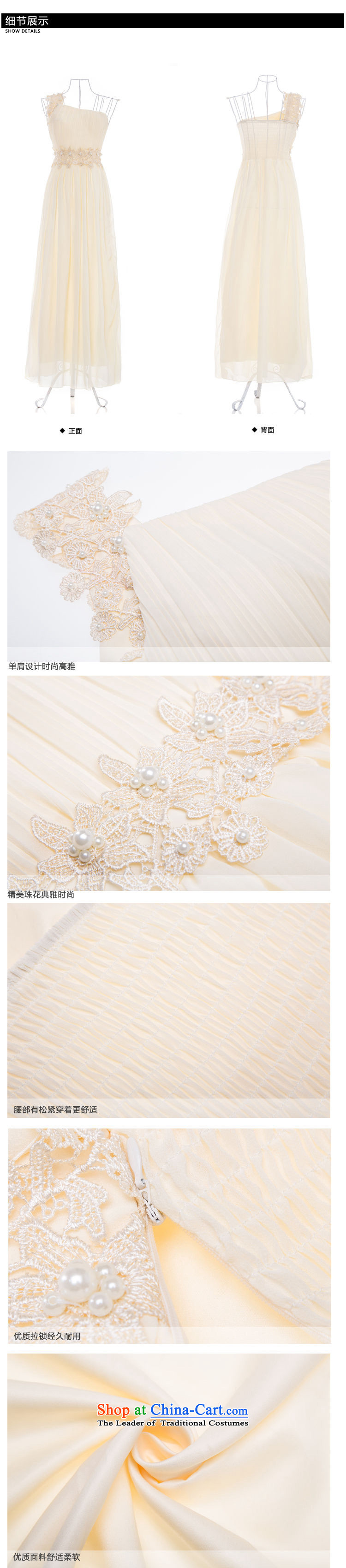 Yi God Spring 2015 new sweet temperament OL banquet bridesmaid marriage Beveled Shoulder dresses female long skirt dress 5815# white picture, prices, brand platters! The elections are supplied in the national character of distribution, so action, buy now enjoy more preferential! As soon as possible.