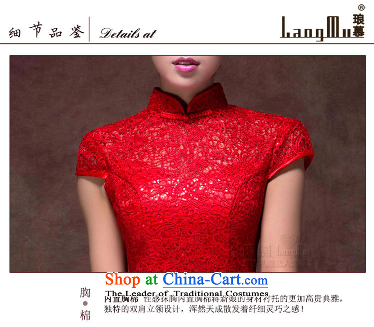 The new 2015 Luang Bridal Fashion bows dress red dress long crowsfoot Sau San Mock-neck wedding dress red size custom image, prices, brand platters! The elections are supplied in the national character of distribution, so action, buy now enjoy more preferential! As soon as possible.
