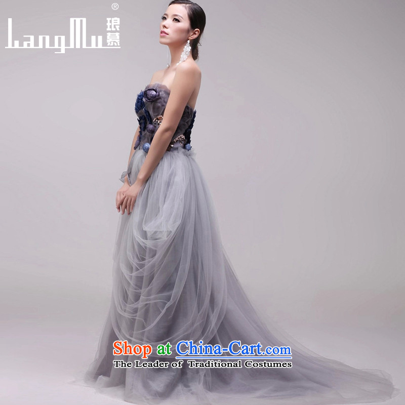 The new 2015 Luang wedding dresses western classical performances manually petals dress evening dresses advanced private Custom High End custom, Luang in , , , shopping on the Internet