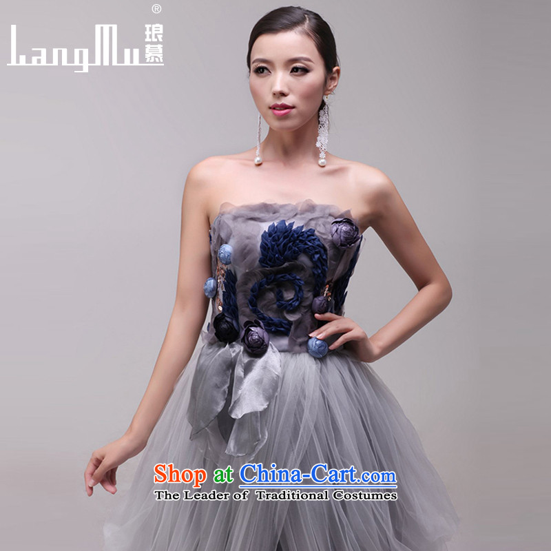 The new 2015 Luang wedding dresses western classical performances manually petals dress evening dresses advanced private Custom High End custom, Luang in , , , shopping on the Internet