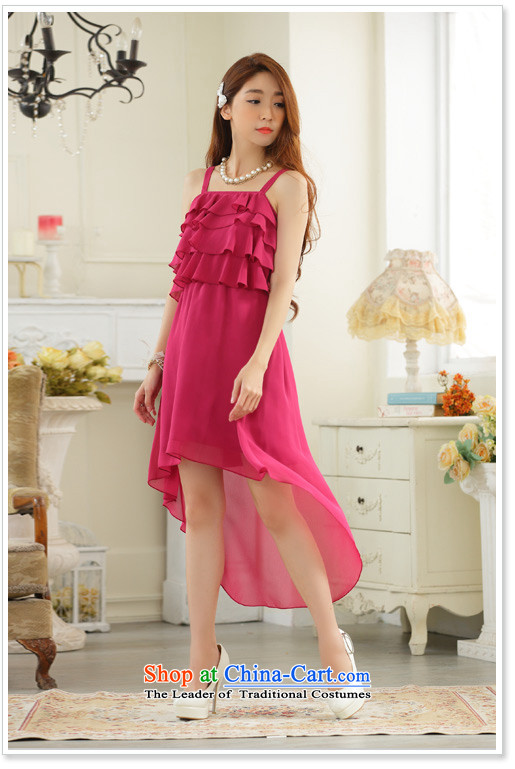 Pretty and stylish niba dovetail chiffon strap dresses and sisters skirt bridesmaid small dress large mm thick women in Red 2XL recommendations about 155 pictures, prices, brand platters! The elections are supplied in the national character of distribution, so action, buy now enjoy more preferential! As soon as possible.