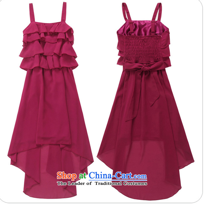 Pretty and stylish niba dovetail chiffon strap dresses and sisters skirt bridesmaid small dress large mm thick women in Red 2XL recommendations about 155 ,JK2.YY,,, shopping on the Internet