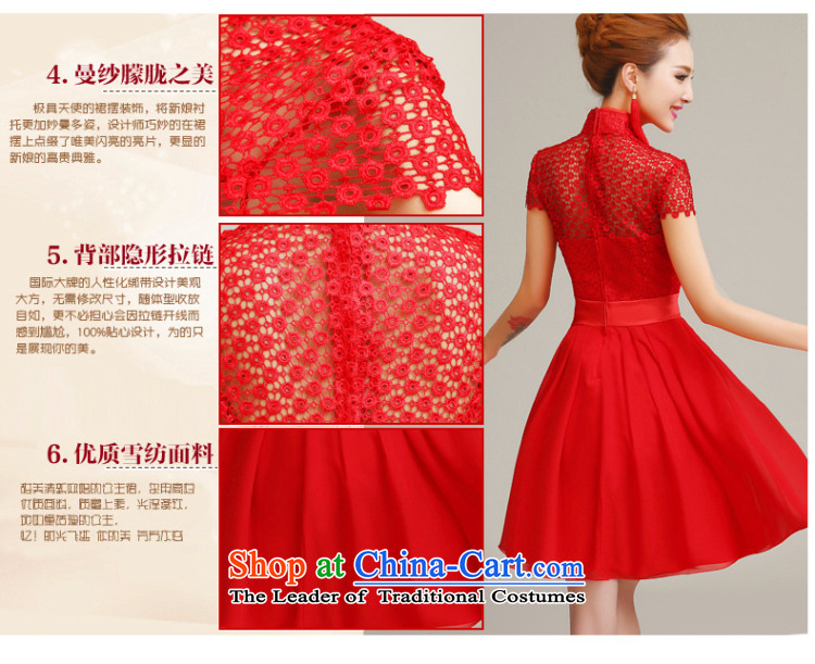 The Syrian Arab Republic a small red dress time 2015 new marriages short bag shoulder bows to lace bridesmaid evening dress female autumn S picture, prices, brand platters! The elections are supplied in the national character of distribution, so action, buy now enjoy more preferential! As soon as possible.