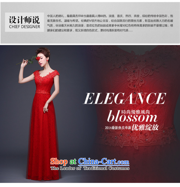 The Republika Srpska divas autumn 2015 new stylish wedding dress uniform toasting champagne evening dresses banquet party dress long Sau San shoulders sleeveless wedding dress red long marriage bows services XL Photo, prices, brand platters! The elections are supplied in the national character of distribution, so action, buy now enjoy more preferential! As soon as possible.