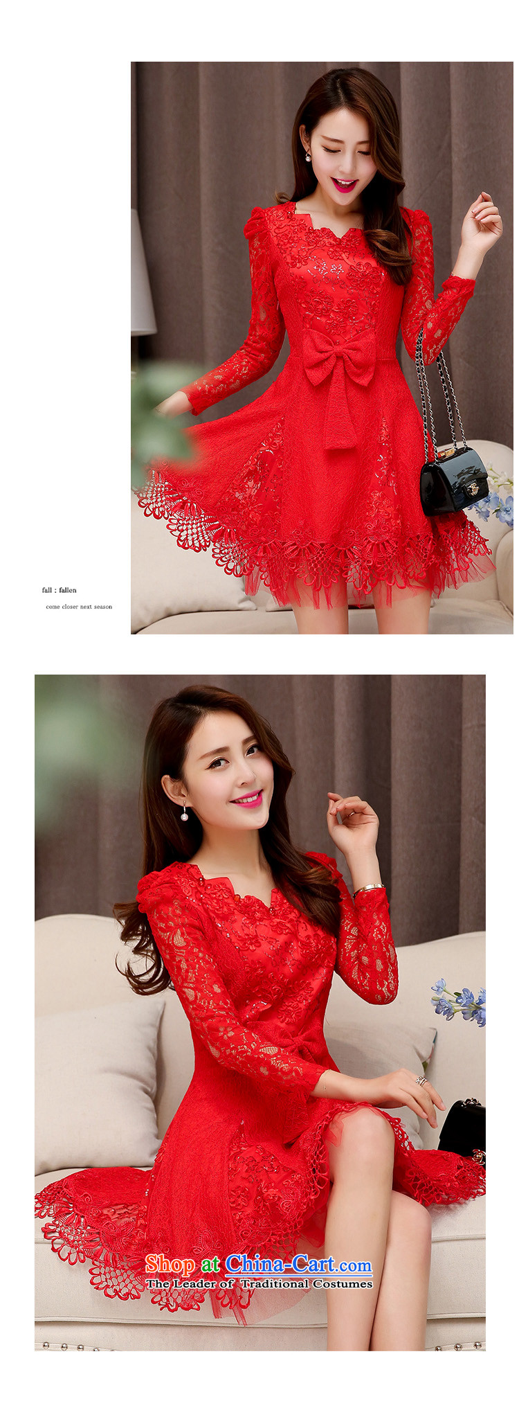 Lozet 2015 new bride bridesmaid marriage bows evening dresses lace stitching Sau San dresses dress red XL Photo, prices, brand platters! The elections are supplied in the national character of distribution, so action, buy now enjoy more preferential! As soon as possible.