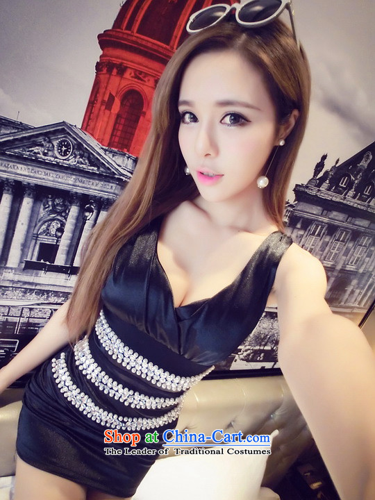 Rui, 2015 Autumn new western van loaded sexy women nightclubs dresses party dress Temptation a low-income consumers Pearl set vest and dress code pictures are black, prices, brand platters! The elections are supplied in the national character of distribution, so action, buy now enjoy more preferential! As soon as possible.