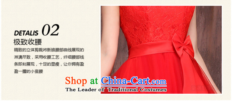 2015 new wedding dress bridesmaid service wedding dresses bride bows services evening dress short, shoulder strap red L picture, prices, brand platters! The elections are supplied in the national character of distribution, so action, buy now enjoy more preferential! As soon as possible.