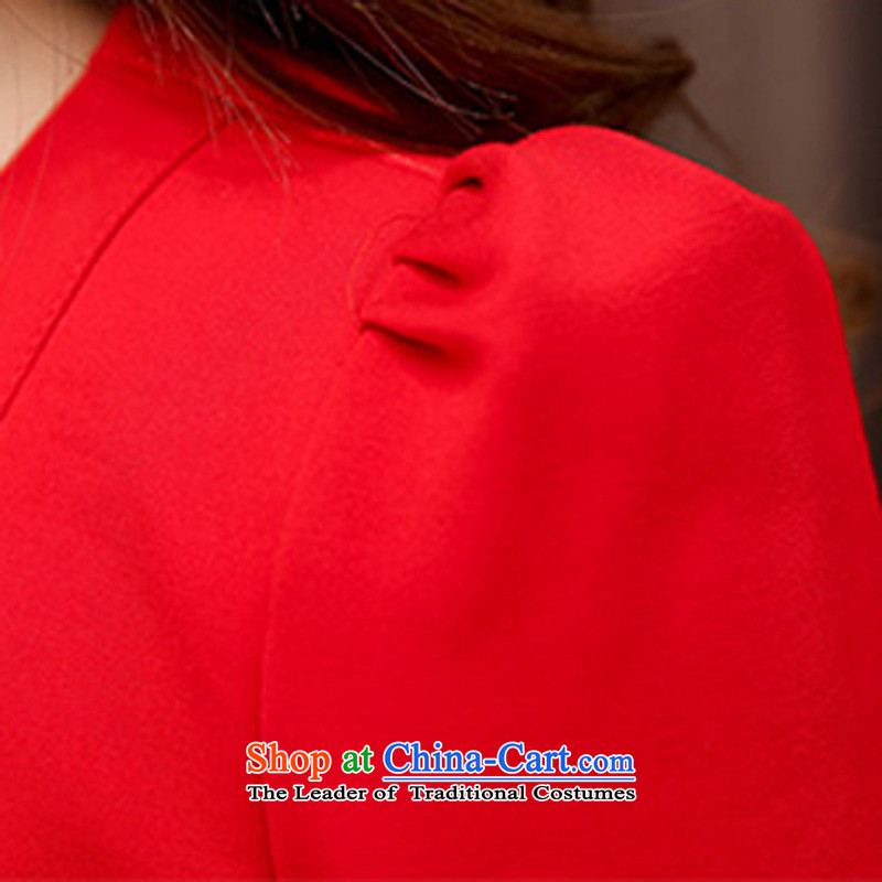 2015 autumn season arrogance new bride with large red dress marriage the lift mast bows dress Red Dress Sau San two kits red XXL, arrogance OMMECHE season () , , , shopping on the Internet