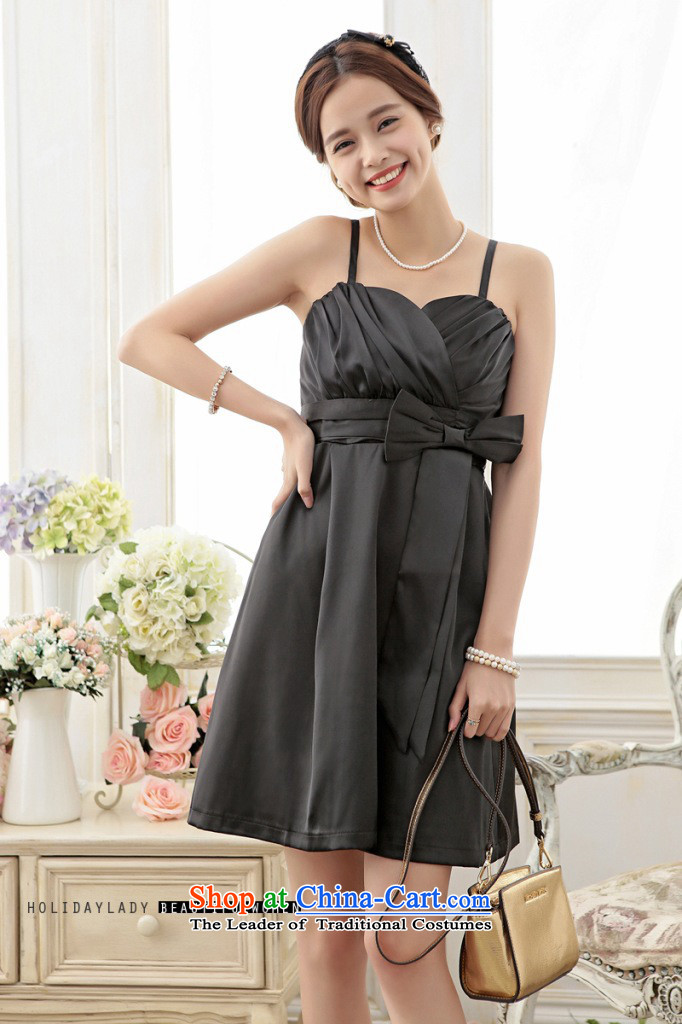 The end of the light (MO) QIAN minimalist sweet chest creases straps bow ties small dress dresses 3390 Black XL Photo, prices, brand platters! The elections are supplied in the national character of distribution, so action, buy now enjoy more preferential! As soon as possible.