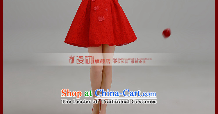 In the early 2015 new definition of a field, a small red short shoulder dress bride bows services lace short skirt bridesmaid Services Red Dress M picture, prices, brand platters! The elections are supplied in the national character of distribution, so action, buy now enjoy more preferential! As soon as possible.