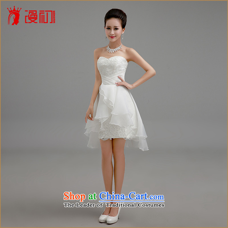 In the early 2015 new man anointed chest bride bows service upscale chiffon short of Female dress bridesmaid small in sister dress with a small white dresses , Early Man , , , shopping on the Internet