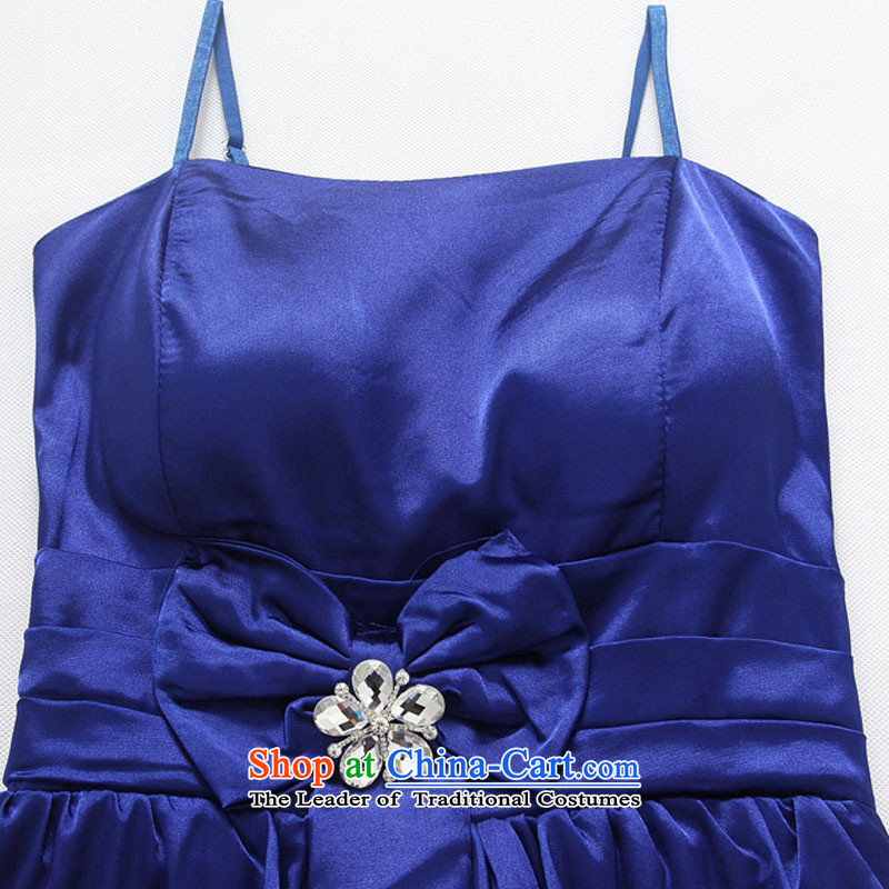  Sweet drill clip and sisters Jk2.yy skirt evening dress bridesmaid skirt thick mm to xl princess strap dresses blue XL recommendations about 130 ,JK2.YY,,, shopping on the Internet