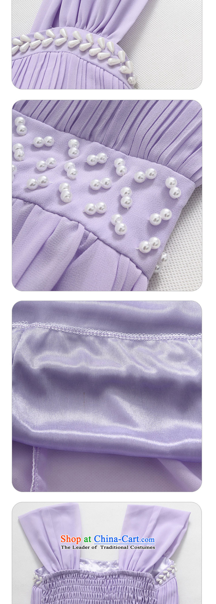 Elegant new 2015 JK2 black shoulder dress manually staple pearl sister skirt long chiffon dress 96 28 purple XXL picture, prices, brand platters! The elections are supplied in the national character of distribution, so action, buy now enjoy more preferential! As soon as possible.