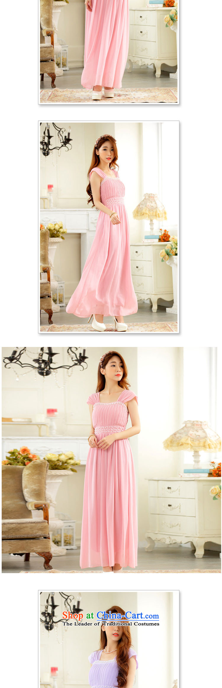 Elegant new 2015 JK2 black shoulder dress manually staple pearl sister skirt long chiffon dress 96 28 purple XXL picture, prices, brand platters! The elections are supplied in the national character of distribution, so action, buy now enjoy more preferential! As soon as possible.