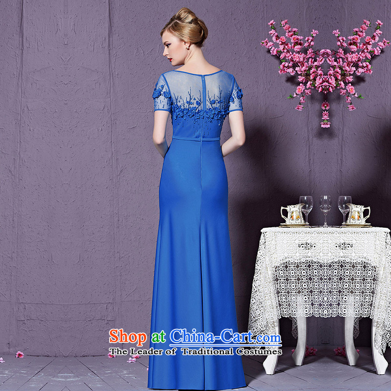 Creative New high-2015 Fox side custom dress blue dress under the auspices of the annual dress skirt banquet dress long marriage bows services custom) is not supported 82209 return, creative Fox (coniefox) , , , shopping on the Internet