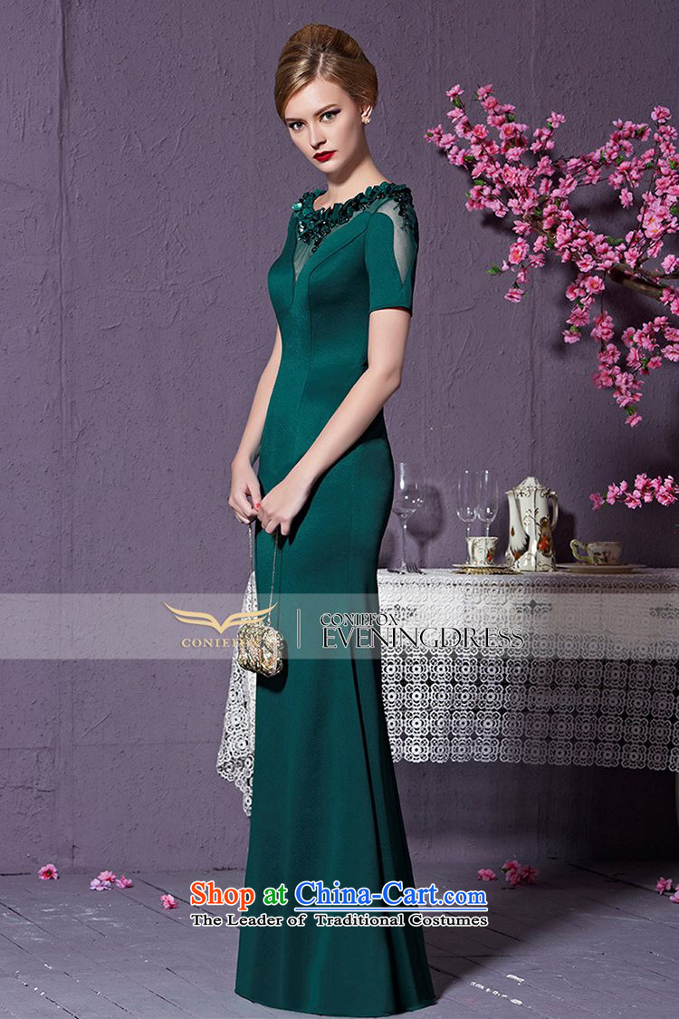 Creative Fox evening dresses 2015 high-end custom dress annual meeting presided over long Female dress banquet evening dresses Top Loin of Sau San to dress 82213) does not support custom return pictures, prices, brand platters! The elections are supplied in the national character of distribution, so action, buy now enjoy more preferential! As soon as possible.