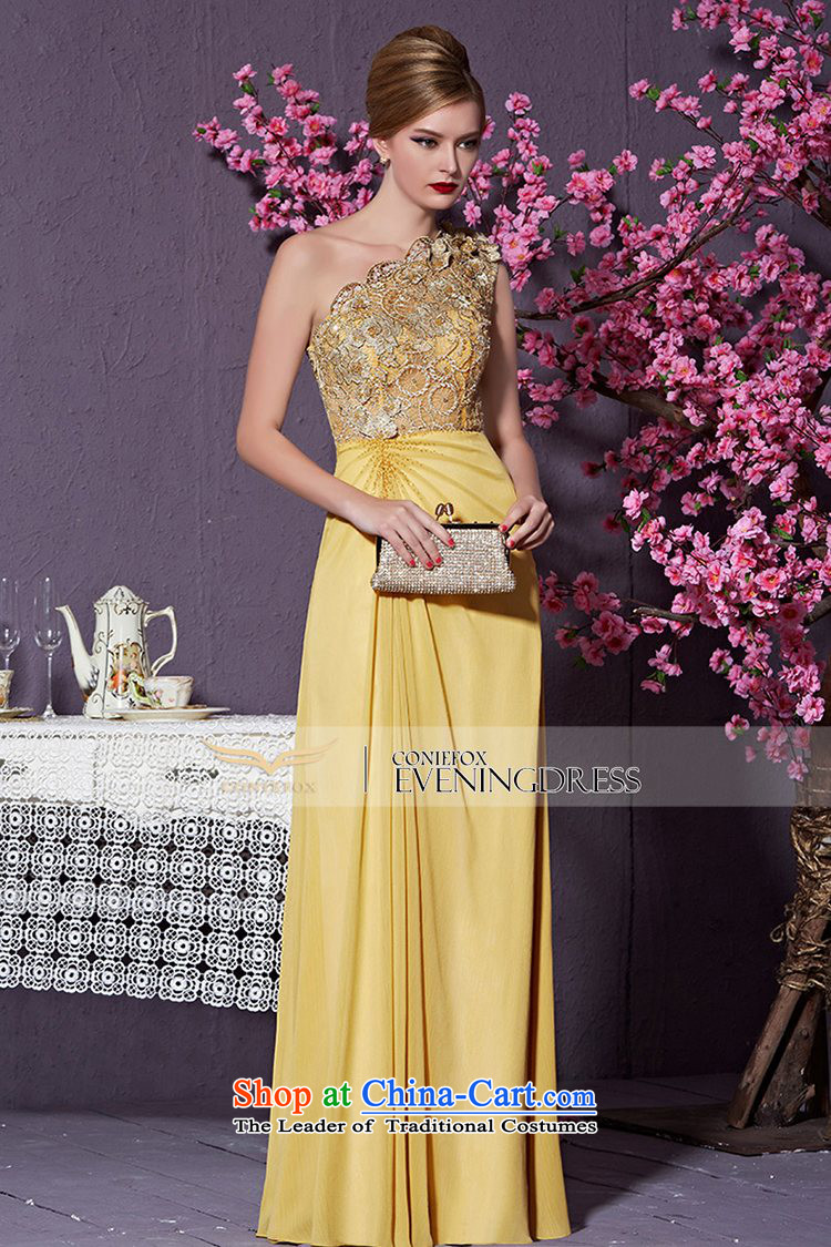 Creative Fox evening dresses 2015 new high-end custom dress gold shoulder dress model under the auspices of the annual dress suit the Car Show dress 82218) does not support custom return pictures, prices, brand platters! The elections are supplied in the national character of distribution, so action, buy now enjoy more preferential! As soon as possible.