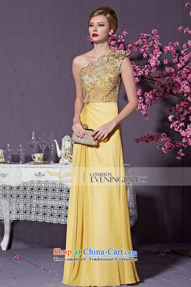 Creative Fox evening dresses 2015 new high-end custom dress gold shoulder dress model under the auspices of the annual dress suit the Car Show dress 82218) does not support custom return pictures, prices, brand platters! The elections are supplied in the national character of distribution, so action, buy now enjoy more preferential! As soon as possible.
