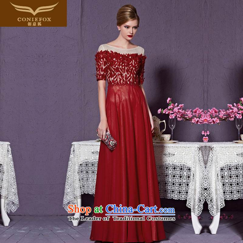Creative Fox evening dresses 2015 new high-end custom fields for a dress suit red bride dress wedding dress uniform wedding dress bows 82,219 asylum- seekers please contact our customer service to confirm the time for shipping