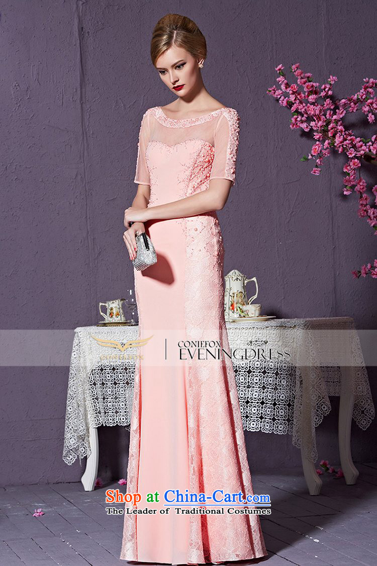 Creative New 2015 Fox evening dresses high-end custom dress pink dress up high-lumbar evening dress bridesmaid dress bride wedding dress 82212) does not support custom return pictures, prices, brand platters! The elections are supplied in the national character of distribution, so action, buy now enjoy more preferential! As soon as possible.
