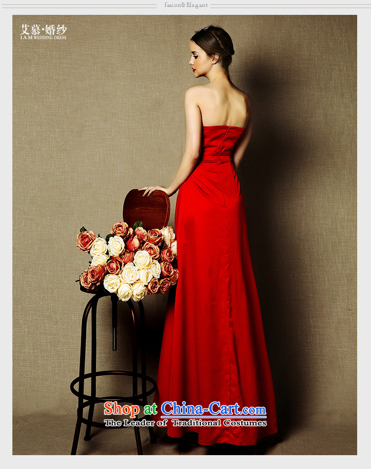 The wedding dresses HIV NEW 2015 Red Su red word crowsfoot shoulder bows services drop off services dress red S picture, prices, brand platters! The elections are supplied in the national character of distribution, so action, buy now enjoy more preferential! As soon as possible.