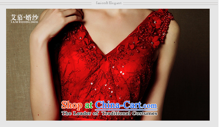 The wedding dresses HIV NEW 2015 dancing fly Red deep V-Neck shoulders services drop off services dresses drink red M picture, prices, brand platters! The elections are supplied in the national character of distribution, so action, buy now enjoy more preferential! As soon as possible.