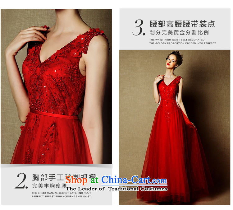 The wedding dresses HIV NEW 2015 dancing fly Red deep V-Neck shoulders services drop off services dresses drink red M picture, prices, brand platters! The elections are supplied in the national character of distribution, so action, buy now enjoy more preferential! As soon as possible.