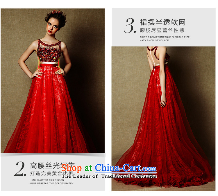 The 2015 new HIV wedding Mass hung lace shoulders tail dinner dress uniform elegant bridal dresses drink red S picture, prices, brand platters! The elections are supplied in the national character of distribution, so action, buy now enjoy more preferential! As soon as possible.