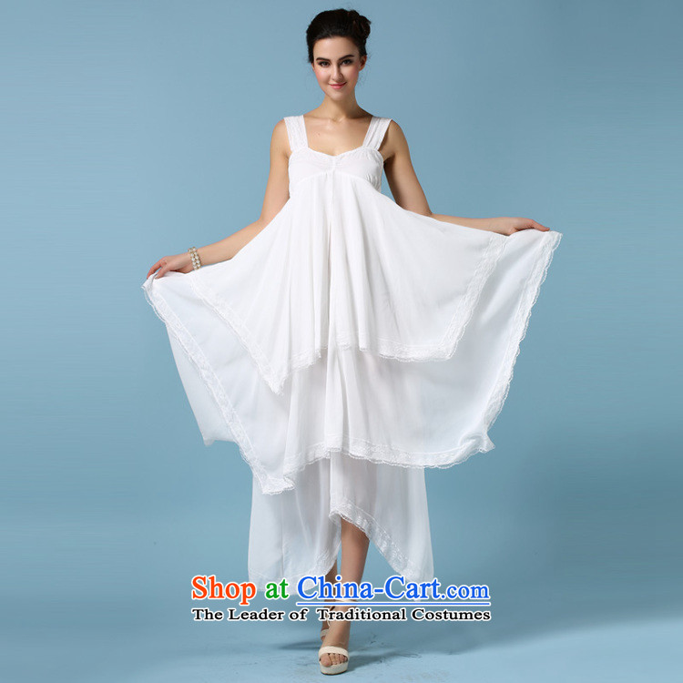 Rui, 2015 Spring/Summer luxury split level long skirt wiping the chest under the rules do not dress petticoats lace large apron skirt resort White XL Photo, prices, brand platters! The elections are supplied in the national character of distribution, so action, buy now enjoy more preferential! As soon as possible.