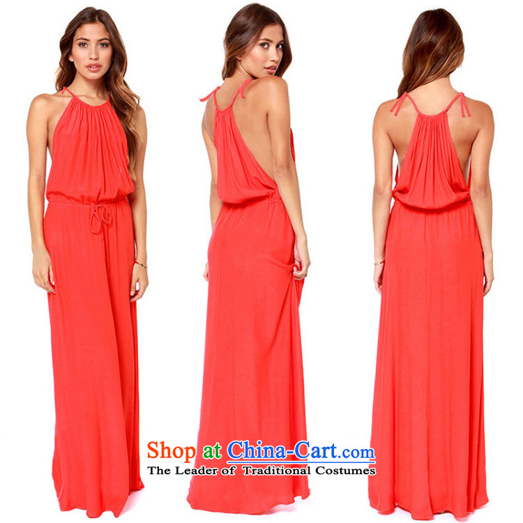 Rui, 2015 spring/summer resort long skirt skirt lifting strap beach banquets dress shoulders a Bow Tie Foutune of long skirt skirt the red-orange XL Photo, prices, brand platters! The elections are supplied in the national character of distribution, so action, buy now enjoy more preferential! As soon as possible.