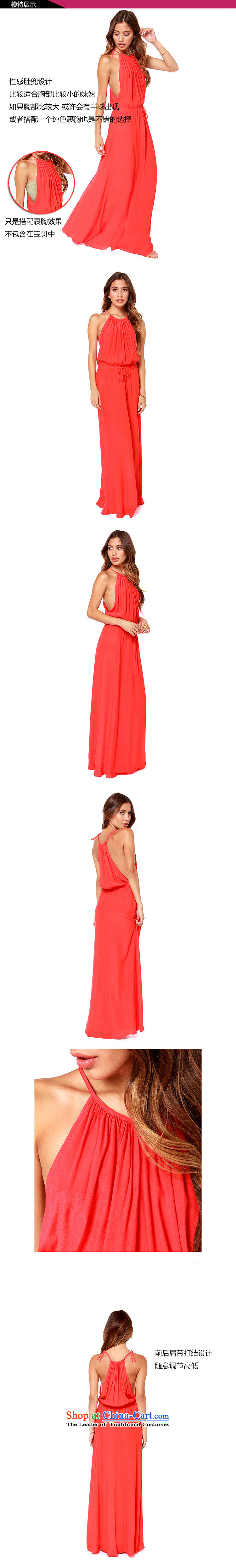 Rui, 2015 spring/summer resort long skirt skirt lifting strap beach banquets dress shoulders a Bow Tie Foutune of long skirt skirt the red-orange XL Photo, prices, brand platters! The elections are supplied in the national character of distribution, so action, buy now enjoy more preferential! As soon as possible.