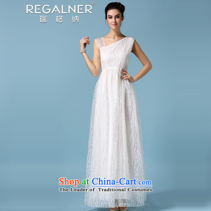 Rui, 2015 new products to pure white European root wedding dresses dresses for the full three-dimensional shawl embroidered willow leaves people crowsfoot dresses a three wearing white S Yi Rui, REGALNER () , , , shopping on the Internet