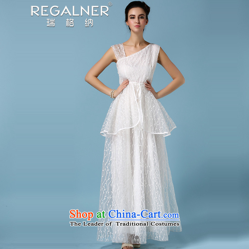 Rui, 2015 new products to pure white European root wedding dresses dresses for the full three-dimensional shawl embroidered willow leaves people crowsfoot dresses a three wearing white S Yi Rui, REGALNER () , , , shopping on the Internet
