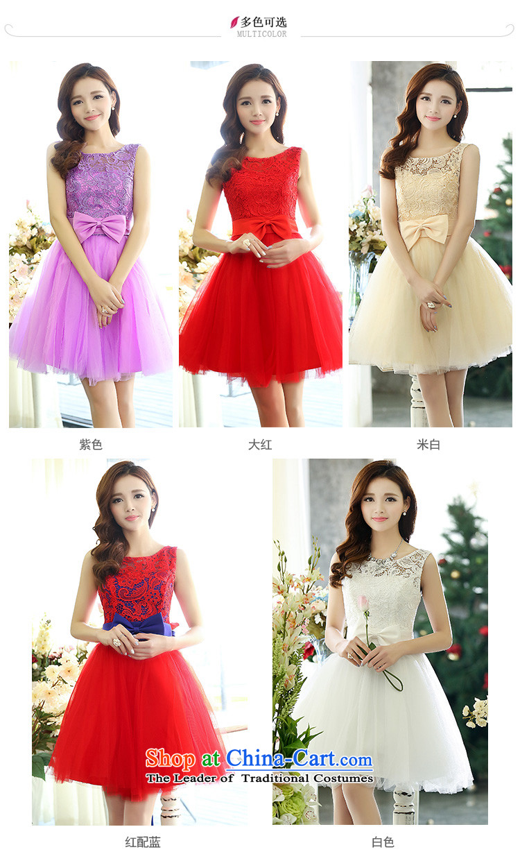 Mindful that the spring and summer terrace new 2015 female Korean fashion Sau San autumn and winter married women bridesmaid wedding dress lace Sleeveless Top Princess Chulabhorn suits skirts purple L picture, prices, brand platters! The elections are supplied in the national character of distribution, so action, buy now enjoy more preferential! As soon as possible.