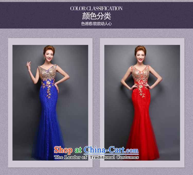Time Syrian evening dresses long will the girl brides Sau San dress crowsfoot annual meeting women's dresses blue S picture, prices, brand platters! The elections are supplied in the national character of distribution, so action, buy now enjoy more preferential! As soon as possible.