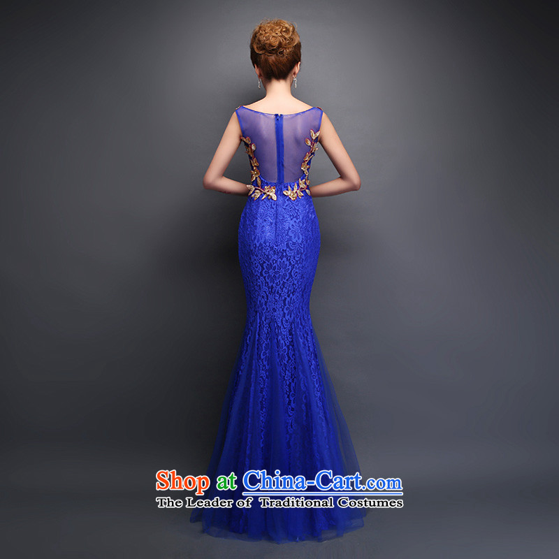 Time Syrian evening dresses long will the girl brides Sau San dress crowsfoot annual meeting women's dresses , Syria has been pressed time blue shopping on the Internet