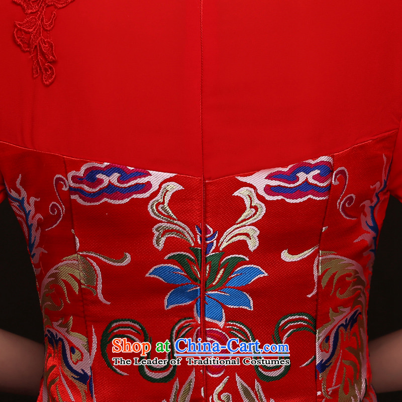 The Syrian-soo wo service hour Red Chinese qipao gown of nostalgia for the bridal dresses wedding longfeng bows to use the new 2015 bows services cheongsam dress red XXL, time Syrian shopping on the Internet has been pressed.