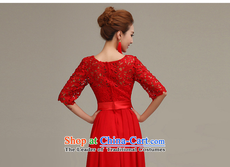 Time stylish bride bows serving syrian Chinese long-sleeved retro cheongsam red lace married long chiffon dress betrothal L picture, prices, brand platters! The elections are supplied in the national character of distribution, so action, buy now enjoy more preferential! As soon as possible.