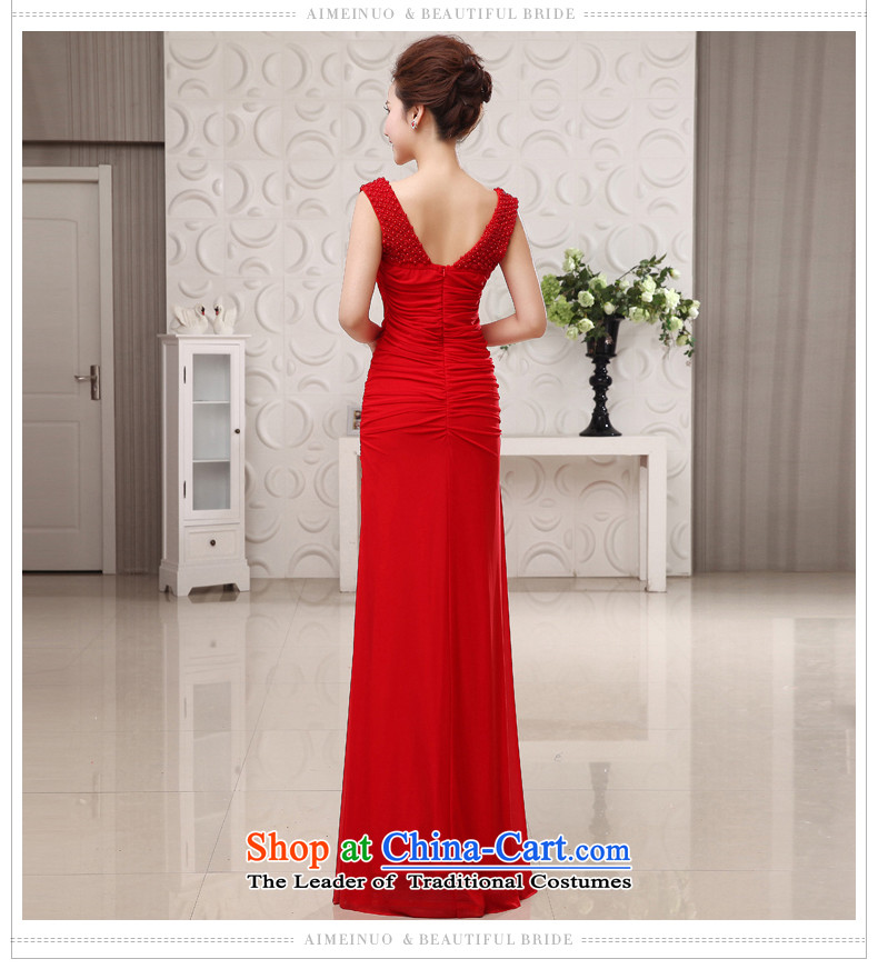 The HIV NEW 2015 marriages evening dresses dual shoulder length of nail pearl stylish serving drink package and thin L0047 Sau San video red L code ( 2.1 feet ) picture waistline, prices, brand platters! The elections are supplied in the national character of distribution, so action, buy now enjoy more preferential! As soon as possible.