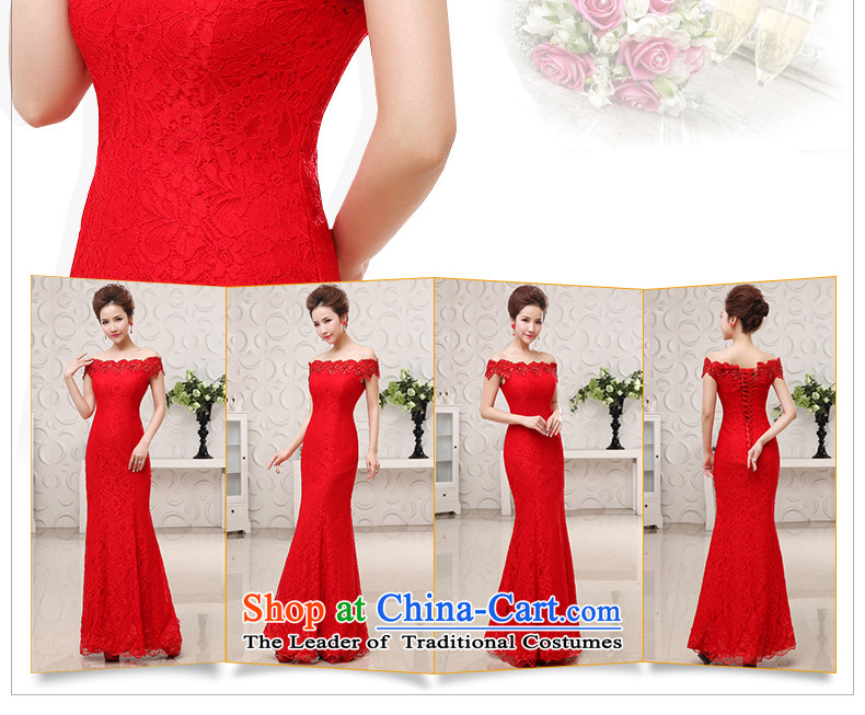 The HIV new bride dresses 2015 package and video thin sexy crowsfoot slotted shoulder straps lace flowers bows L0049 Service  Code (S waistline red 1.9 ft ), Picture, prices, brand platters! The elections are supplied in the national character of distribution, so action, buy now enjoy more preferential! As soon as possible.