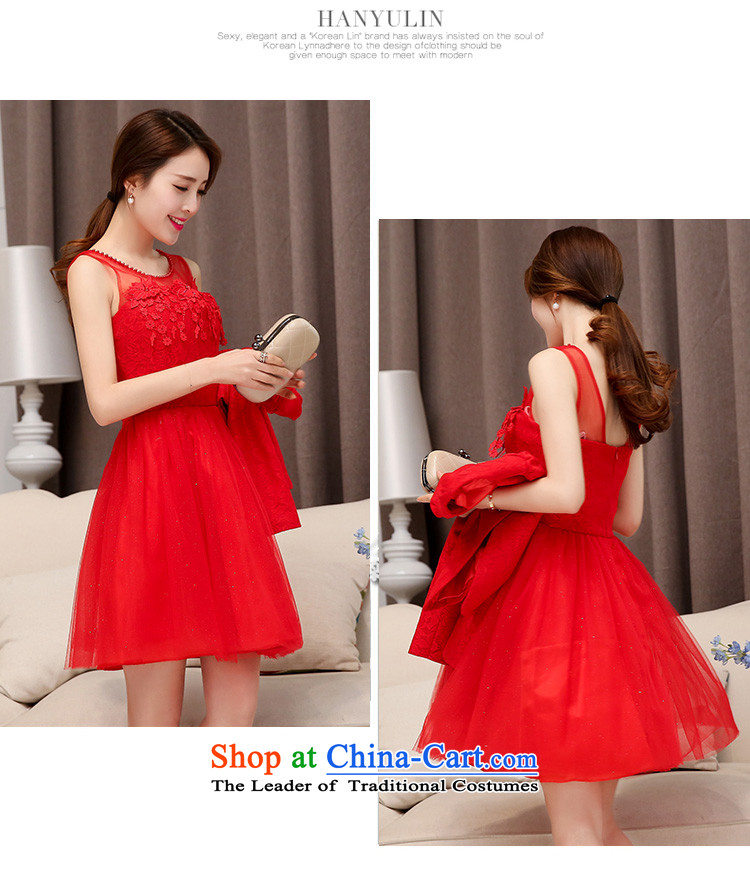 Mindful that the spring 2015 terrace new Korean small jacket married women Sau San bridesmaid dinner will be small dress lace dresses two-piece set with solid red dress vest L picture, prices, brand platters! The elections are supplied in the national character of distribution, so action, buy now enjoy more preferential! As soon as possible.