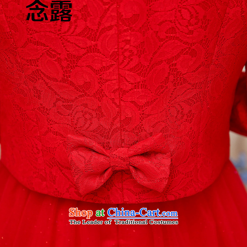 Mindful that the spring 2015 terrace new Korean small jacket married women Sau San bridesmaid dinner will be small dress lace dresses two-piece set with solid red dress vests , L, Mindful that the terrace shopping on the Internet has been pressed.