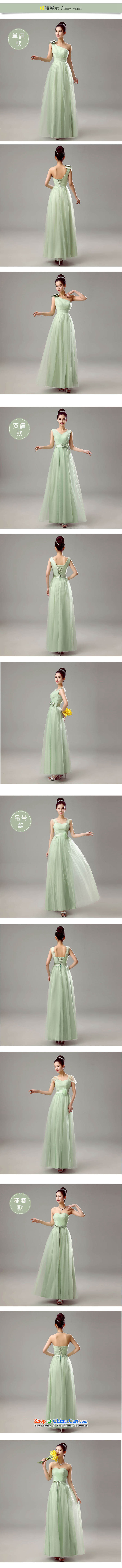 Doi m qi 2015 new bridesmaid mission dress spring and summer long bridesmaid services will marry sister skirt bridesmaid skirt women Sau San Guo green shoulder, L pictures, prices, brand platters! The elections are supplied in the national character of distribution, so action, buy now enjoy more preferential! As soon as possible.