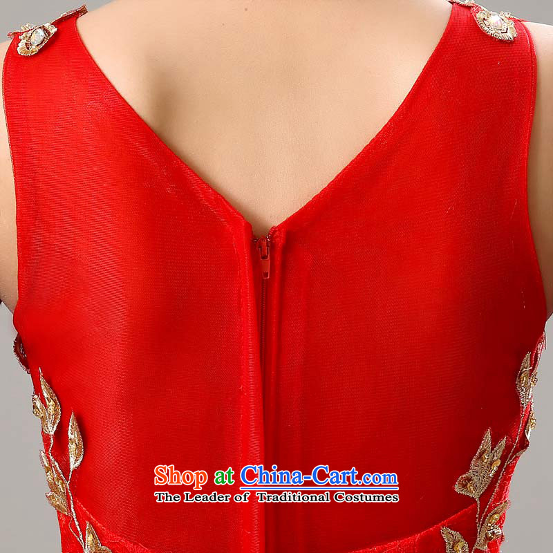 The spring of 2015, the bride treasure the new bride shoulders bows to winter stylish Red Dress Women Sau San banquet long red XXL, baby Bride (BABY BPIDEB) , , , shopping on the Internet