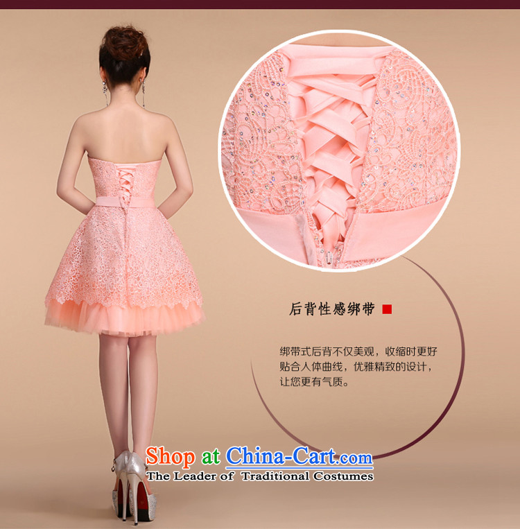 Martin Taylor lace short of pink dresses and new 2015 chest bare shoulders bride services annual dress bows bridesmaid skirt pink S picture, prices, brand platters! The elections are supplied in the national character of distribution, so action, buy now enjoy more preferential! As soon as possible.