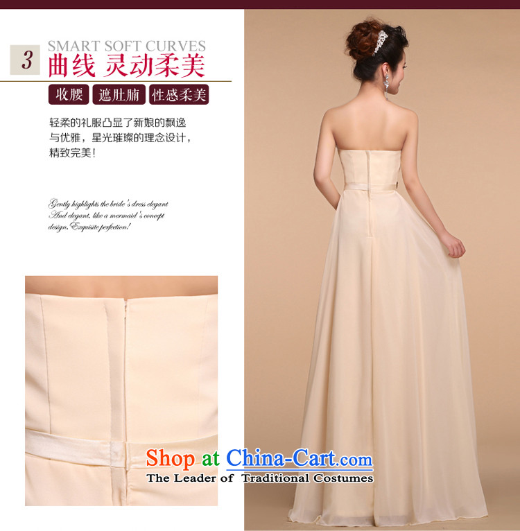 Martin Taylor bridesmaid dress long skirt to 2015 new bridesmaid mission champagne color and Chest Flower annual dinner dress female champagne color L picture, prices, brand platters! The elections are supplied in the national character of distribution, so action, buy now enjoy more preferential! As soon as possible.